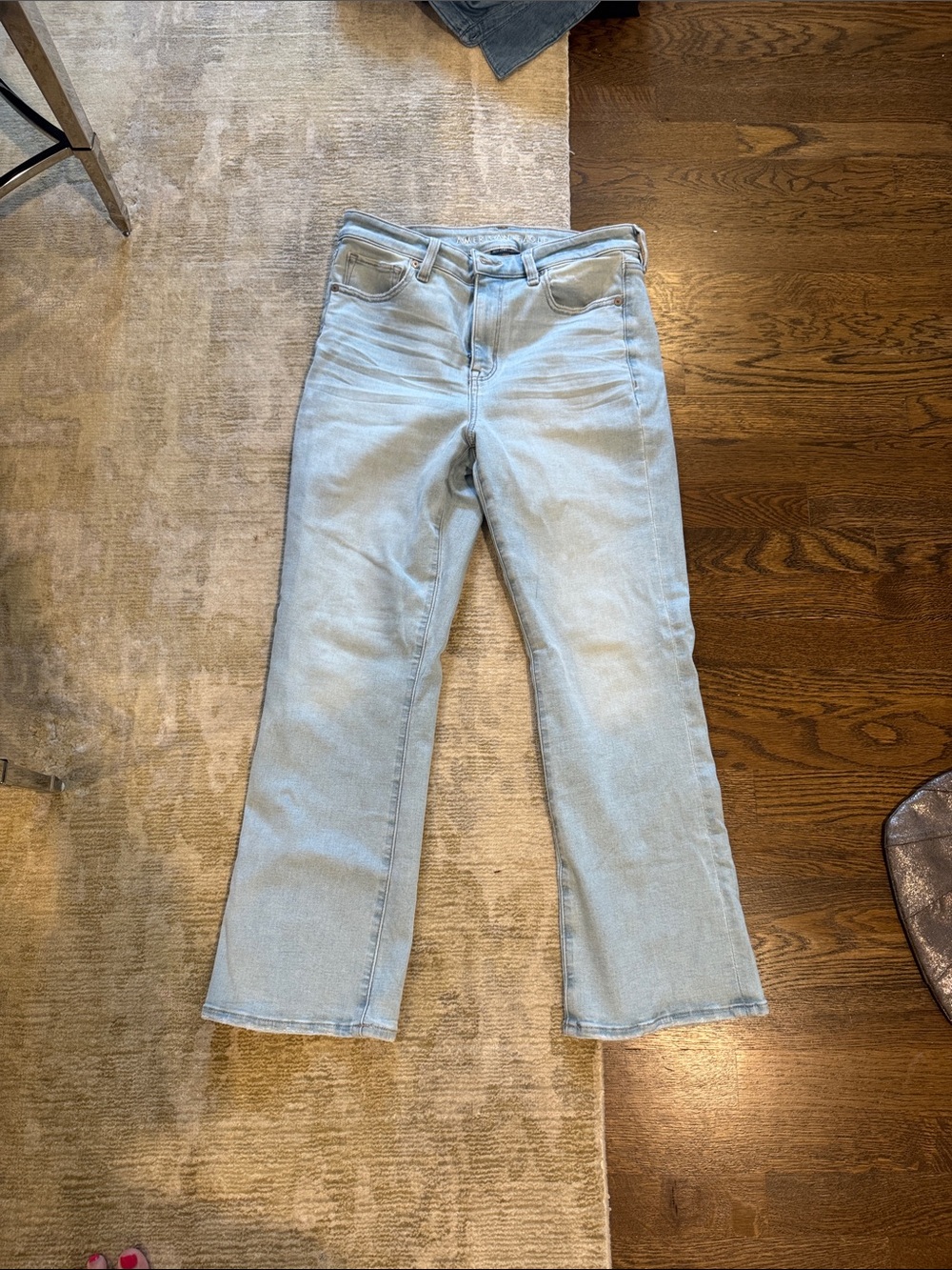 American Eagle Outfitters Light Blue Flare Jeans